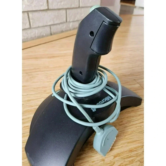 Microsoft Pro Joystick Sidewinder 3D 63545 PC Game 10-Pin Connector 1996 Vintage - Picture 4 of 6